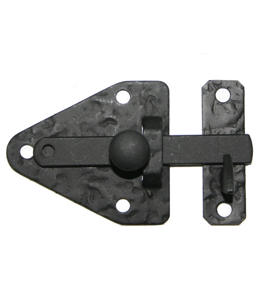 Rough Black Iron 2-13/16 Arrowhead Latch